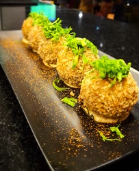 Arancini de Cogumelos 
