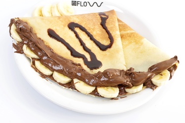 CREPE FRANCÊS NUTELLA COM BANANA