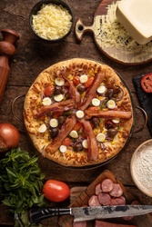 PIZZA GRANDE MEIO A MEIO