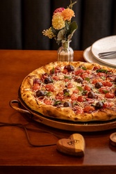 PIZZA GIGANTE MEIO A MEIO