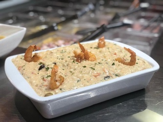 ARROZ CREMOSO COM CAMARÕES
