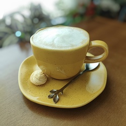 CAFÉ COM LEITE VAPORIZADO