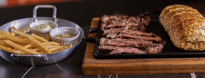 ANCHO + PÃO DE ALHO + BATATA FRITA