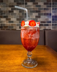 Milk Shake de morango
