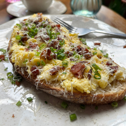 Tartine Carbonara