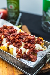 Porção de Batata Catupiry e Bacon