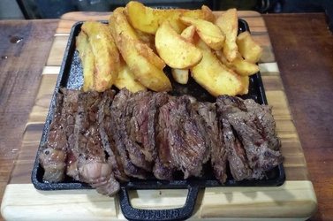 Picanha com Batata Crocante Temperada