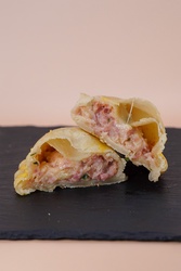 Empanada de linguiça blumenau