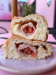 Assado de presunto e queijo