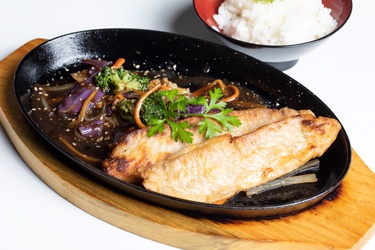 Teppanyaki De Peixe Branco