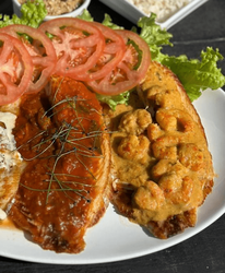Tilapia Grelhada Ao Molho Vermelho
