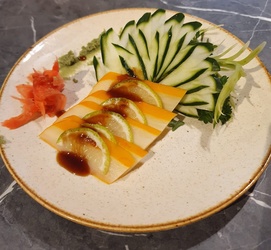 5 sashimi lula defumada