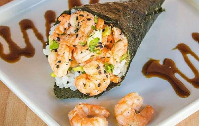 Temaki camarão