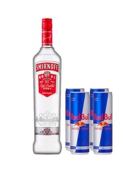 1 Vodka Smirnoff + 5 Redbulls (Tradicional, Tropical, Melância)
