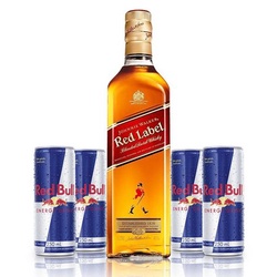 1 Red Label + 5 RedBulls Tradicionais